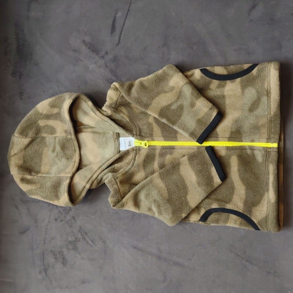 Carter's fleece zip-up hoodie